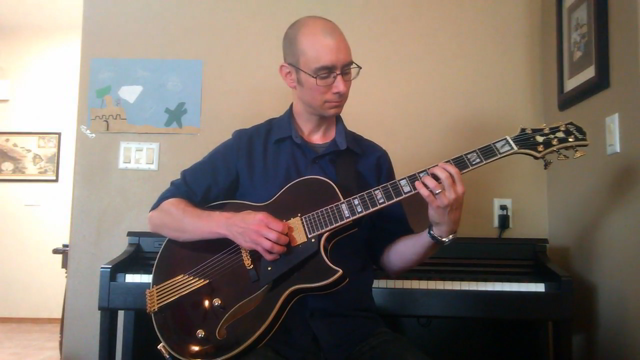 Chris Shearer plays his Conti Entrada Archtop Jazz Guitar