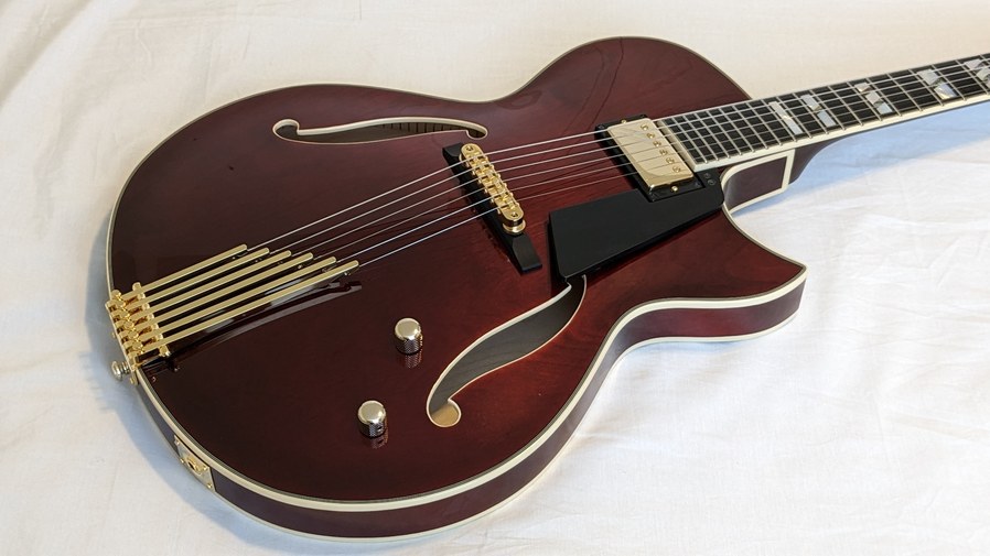 Conti Port Wine Heirloom Thin Body Archtop Jazz Guitar